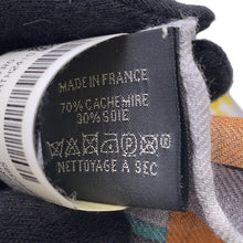 将图像加载到图库查看器中，HERMES Giant Square Letol Equestre Size 140 Guri Shine/Green/Pink Cashmere70% Silk30%
