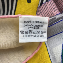 Load image into Gallery viewer, HERMES Giant Square MORS a JOUETS horse bit Size 140 Multicolor Cashmere70% Silk30%

