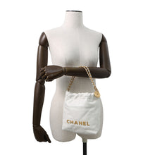 Load image into Gallery viewer, CHANEL CHANEL 22 Mini Shoulder Bag WhiteAS3980 Shiny Calf Leather
