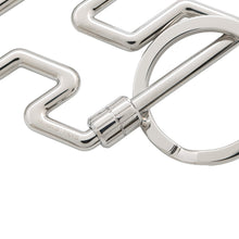 将图像加载到图库查看器中，HERMES ★HERMES To Speed Key Ring Silver Metal
