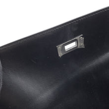 Load image into Gallery viewer, HERMES Kelly Sellier Black Box Calf Leather Size 32
