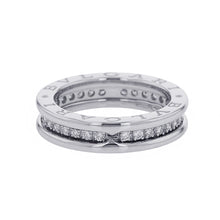 Load image into Gallery viewer, BVLGARI B.zero1 Ring 1 Band Diamond Size 50/#10 18K White Gold
