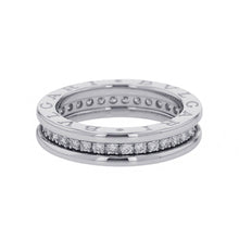 Load image into Gallery viewer, BVLGARI B.zero1 Ring 1 Band Diamond Size 50/#10 18K White Gold
