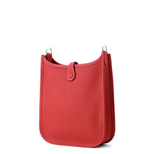 将图像加载到图库查看器中，HERMES Evelyne Amazon Long Vermillon Taurillon Nobillo Size TPM
