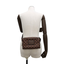 Load image into Gallery viewer, LOUIS VUITTON Bum Bag Brooklyn BrownN41101 Damier Ebene Canvas
