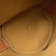 Load image into Gallery viewer, CELINE Triomphe Drawstring bucket bag Tan191142 PVC Coated Canvas Leather Size Small
