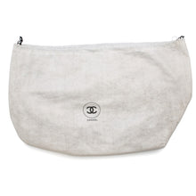 将图像加载到图库查看器中，CHANEL Matelasse business bag Black Velvet
