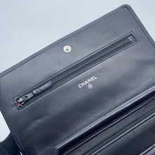 Load image into Gallery viewer, CHANEL Cambon line Chain wallet BlackA46646 Calf Leather/Patent Leather
