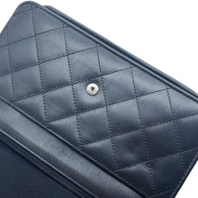 Load image into Gallery viewer, CHANEL Cambon line Chain wallet BlackA46646 Calf Leather/Patent Leather
