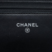 Load image into Gallery viewer, CHANEL Cambon line Chain wallet BlackA46646 Calf Leather/Patent Leather
