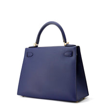 Load image into Gallery viewer, HERMES Kelly Sellier Blue Saphir Epsom Size 28
