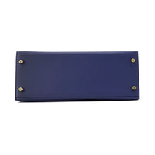 Load image into Gallery viewer, HERMES Kelly Sellier Blue Saphir Epsom Size 28
