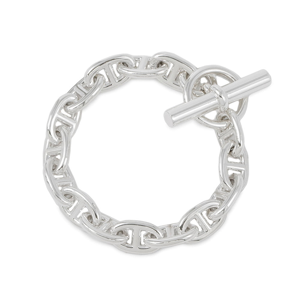 HERMES Chaine d'Ancre Bracelet 15 frames Size MM SV925