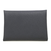 Load image into Gallery viewer, HERMES Calvi Duo Verso /black Chevre Myzore Goatskin
