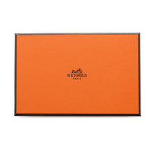 Load image into Gallery viewer, HERMES Calvi Duo Verso /black Chevre Myzore Goatskin
