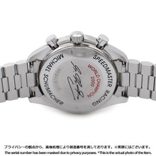 Load image into Gallery viewer, OMEGA Speedmaster Racing Michael Schumacher Limited Edition 6000 units W39mm Stainless Steel Black Dial3518.50
