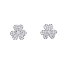 Load image into Gallery viewer, Van Cleef &amp; Arpels Frivole Earring Size SmallVCARB65800 18K White Gold
