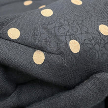 Load image into Gallery viewer, HERMES One Piece Zouaves and Dragon Zouaves of Dragons DotPattern Size 34 Black Silk100%
