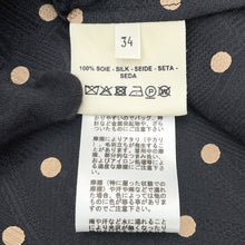 Load image into Gallery viewer, HERMES One Piece Zouaves and Dragon Zouaves of Dragons DotPattern Size 34 Black Silk100%
