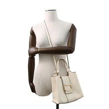 将图像加载到图库查看器中，Roger Vivier Viv Shock 2WAY Shopping Bag CreamRBWAOGA0100QV7C019 Leather Size Mini
