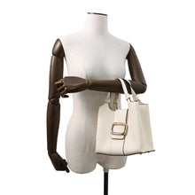 将图像加载到图库查看器中，Roger Vivier Viv Shock 2WAY Shopping Bag CreamRBWAOGA0100QV7C019 Leather Size Mini
