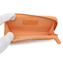 Load image into Gallery viewer, CHANEL Matelasse Star Fragment Case OrangeAP3732 Lambskin/Rhinestone
