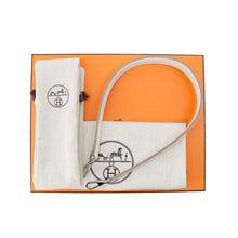 将图像加载到图库查看器中，HERMES Neo Evelyne Dune/Grease Pale Toile Officier Swift Leather Size TPM
