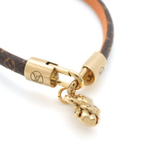 Load image into Gallery viewer, LOUIS VUITTON Bracelet Vivienne Size 19 BrownM6773 Monogram・Canvas Calf Leather
