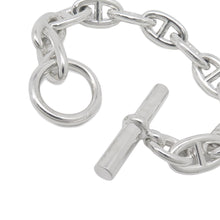 将图像加载到图库查看器中，HERMES Chaine d&#39;Ancre Bracelet 11 frames Size GM SV925
