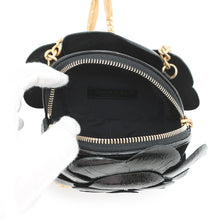 Load image into Gallery viewer, CHANEL Camellia Evening ChainShoulder Bag BlackAS4445 Shiny Aged Calf Leather
