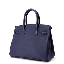 Load image into Gallery viewer, HERMES Birkin blue navy Togo Leather Size 30
