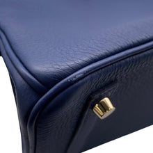 Load image into Gallery viewer, HERMES Birkin blue navy Togo Leather Size 30
