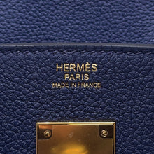 Load image into Gallery viewer, HERMES Birkin blue navy Togo Leather Size 30
