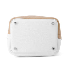 Load image into Gallery viewer, HERMES Picotin Lock Casaque2 Beige Marfa/New White/Macassar Taurillon Clemence Size PM
