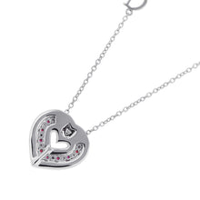 Load image into Gallery viewer, Damiani Belle Epoque Heart Necklace20083365 18K White Gold
