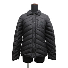 将图像加载到图库查看器中，HERMES Crude Cell Patch Quilted Down Jacket Size 38 Black Polyester100%
