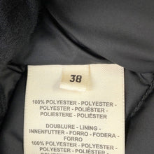 将图像加载到图库查看器中，HERMES Crude Cell Patch Quilted Down Jacket Size 38 Black Polyester100%
