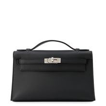 Load image into Gallery viewer, HERMES PochetteKelly Black Swift Leather
