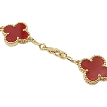 Load image into Gallery viewer, Van Cleef &amp; Arpels Vintage Alhambra Bracelet 5 motifsVCARD35500 18K Yellow Gold
