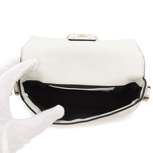 Load image into Gallery viewer, FENDI Baguette FF motif 2-way shoulder bag White8BS017 Lambskin Size Mini

