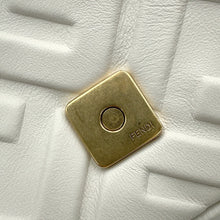 Load image into Gallery viewer, FENDI Baguette FF motif 2-way shoulder bag White8BS017 Lambskin Size Mini
