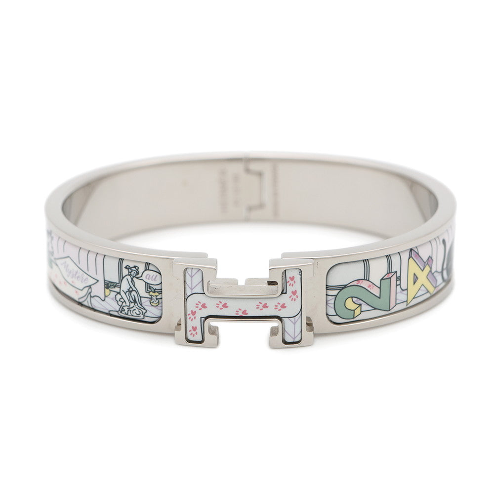 HERMES ClicH 24 Mystery Size PM Jasmin Enamel Metal
