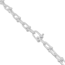 Load image into Gallery viewer, TIFFANY&amp;Co. Hardware Graduated Link Necklace60153092 SV925
