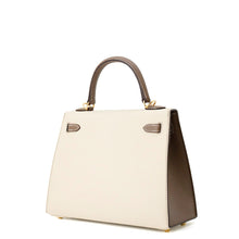 Load image into Gallery viewer, HERMES Kelly Sellier SPO Craie/Etoupe Epsom Size 25
