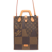 Load image into Gallery viewer, LOUIS VUITTON Mini tote NoirN40355 Damier Ebene Canvas Giant Monogram
