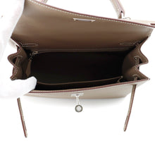 将图像加载到图库查看器中，HERMES Kelly Sellier Etoupe Epsom Size 25
