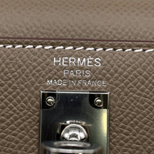 将图像加载到图库查看器中，HERMES Kelly Sellier Etoupe Epsom Size 25

