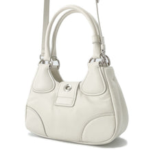 Load image into Gallery viewer, PRADA Moon 2WAY Handbag White1BA381 Leather
