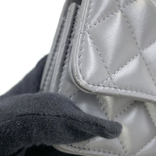 Load image into Gallery viewer, CHANEL Matelasse 2WAY Chain Wallet Gray Lambskin
