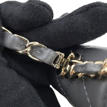 Load image into Gallery viewer, CHANEL Matelasse 2WAY Chain Wallet Gray Lambskin
